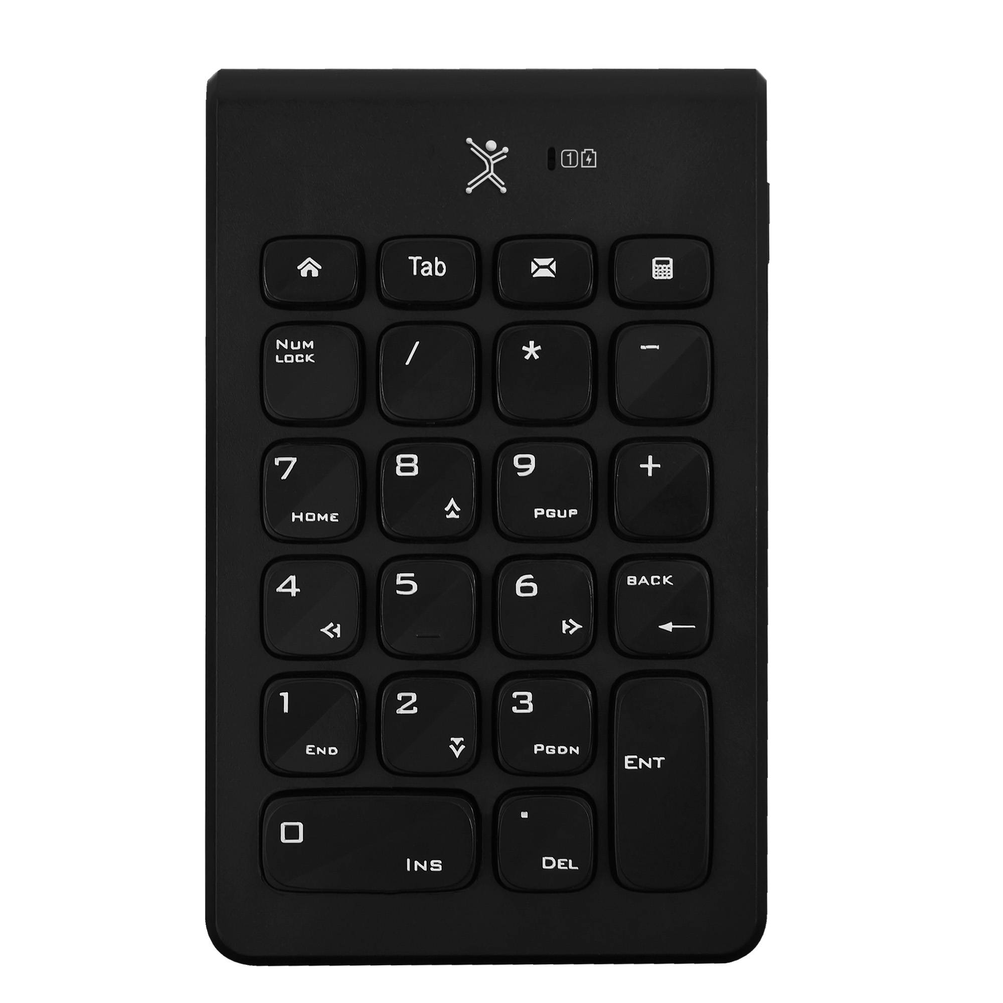 Teclado Numérico Inalámbrico NUMBRA PC-201106 - diseño portátil, ligero y delgado es el complemento ideal para tu laptop, teclado 1.5 Vcc 40mA (1 batería AA Teclado Numérico Inalámbrico NUMBRA PC-201106 - diseño portátil, ligero y delgado es el complemento ideal para tu laptop, teclado 1.5 Vcc 40mA (1 batería AA